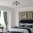 thumbnail image 2 of Livex Lighting 46335-04 Montgomery Collection 5 Light Chandelier, Black, 2 of 2