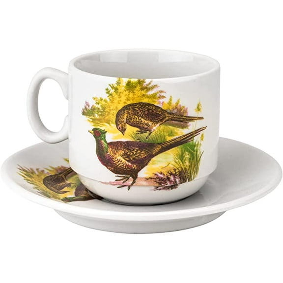 Victoria Bella DB6-1627-03 European Collection 3 oz (100ml) Espresso Cup with Saucer