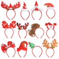 thumbnail image 3 of Newstar Diadema navideña de Papá Noel y muñeco de nieve, aros para el pelo, tocado navideño para mujer, diademas rojas para el pelo, 3 of 4