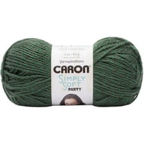 Caron Simply Soft Party Yarn-Dark Sage Sparkle