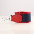 thumbnail image 5 of Correa de hombro de lona Nuit azul/rojo de 2" de ancho y cuero Togo para bolso de marca, accesorios para bolsos de mujer, correas para bolsos, 5 of 5