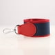 thumbnail image 5 of Correa de hombro de lona Nuit azul/rojo de 2" de ancho y cuero Togo para bolso de marca, accesorios para bolsos de mujer, correas para bolsos, 5 of 5