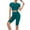 Green, variant on Hpapadks Workout Sets for Women 2 Piece Outdoor Running Fitness Wear Tight Quick Dry Short Sleeve Solid Crop Tops Shorts Yoga Set Yoga Outfits for Women Black L