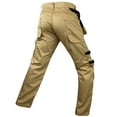 thumbnail image 5 of Notus Men’s Work Casual Tactical Cordura Knee Carpenter Construction Utility Cargo Work Trousers Pants Khaki 32-34, 5 of 5