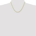 thumbnail image 4 of 10K Yellow Gold Rope Chain Styles Necklace 2 mm Diamond-cut 18 inch, 4 of 4