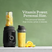 Vitamix Nano Personal Blender with SmoothiePilot Adaptive Blending Technology, 2 20 oz Blending Cups, Black