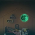 thumbnail image 2 of Pegatinas de pared luminosas de luna creativa, decoración de dormitorio infantil fluorescente (mediana) Ehuebsd Libre de BPA, 2 of 9