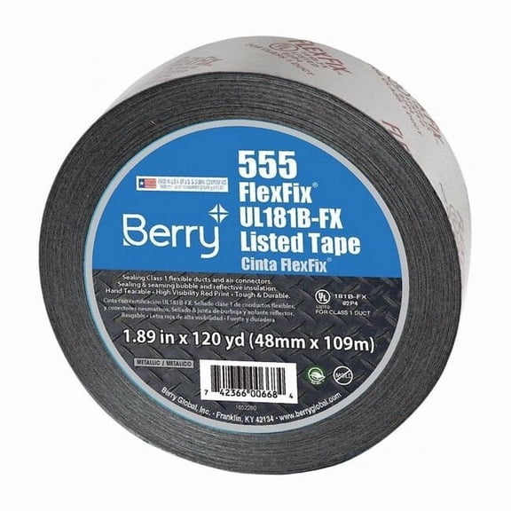 Nashua Duct Tape,Metallic,1 7/8inx120yd,3.1 mil 555