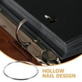 thumbnail image 2 of 24Pcs Metal Binder Rings Multi-function Key Rings Round Rings Metal Loose Leaf Rings Buckles, 2 of 6