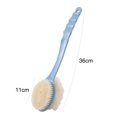 thumbnail image 2 of Cepillo corporal de ducha, cerdas de masaje adecuadas para uso húmedo o seco, para hombres y mujeres., 2 of 5