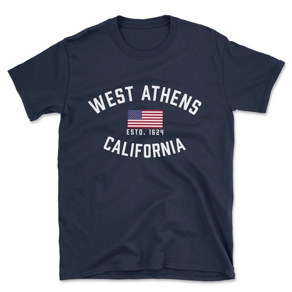 West Athens California Patriot Men's Cotton T-Shirt
