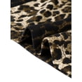 thumbnail image 6 of DARING DIVA Women's Casual Loose Wide Leg Trousers X-Small Leopard Print, 6 of 6