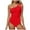 Red, variant on TTUHYWXI One Shoulder One Piece Swimsuit Women Teen Girls Tummy Control 2025 Bathing Suits Modest Full Coverage Swimwear (Green, M)