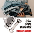 thumbnail image 1 of 5 piezas Sujetadores de pantalones Baoblaze de metal apretador de cintura Estilo 9 gris, 1 of 8