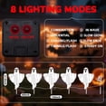thumbnail image 4 of Luces solares con forma de fantasma para Halloween, 60 cm, para exteriores, paquete de 5, 4 of 9