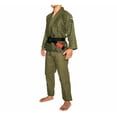 thumbnail image 4 of Fuji Suparaito Superlite Brazilian Jiu Jitsu Gi - Green (A2), 4 of 5