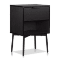 thumbnail image 1 of Bouclair Black Side Table with Drawer, 1 of 5