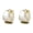 Gold, variant on Sterling Silver Solid Huggie Earring