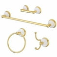 thumbnail image 2 of Kingston Brass BAK1112478PB Victorian 4-Piece Bathroom Hardware, Polished Brass, 2 of 2