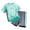 f6 Blue, variant on Toddler Sweatsuit Boy Tween Boys Clothes Summer Simple Print T-Shirt and Shorts Set 2 Pieces Teen Trendy Outfits