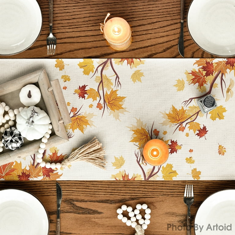 Fall Leaves Place Mat Set of Eight (8) with Table Runner hotsell *Free Shipping*