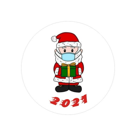 

Outfmvch christmas decorations home decor 2021 Christmas Santa Claus Anti-epidemic Prevention Pendant Crafts