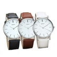 thumbnail image 3 of Teissuly New Womens Retro Leather Band Analog Alloy Quartz Wrist Watch WH, 3 of 3