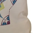 thumbnail image 5 of E by Design Jump For Joy Snowflake Star Print Outdoor Pillow, 5 of 5
