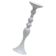 thumbnail image 1 of Guardoinrt Modern Metal Candle Tea Light Holder with Long Stand Decorative Flower Vase White L 1Set, 1 of 6
