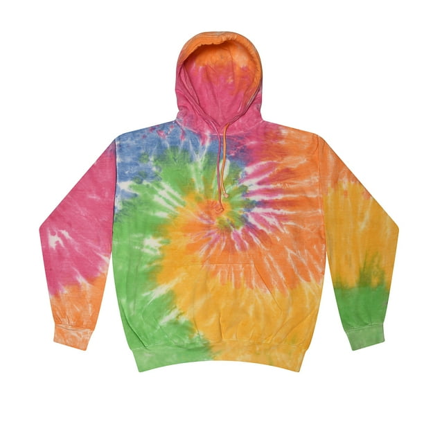Colortone - Sudadera con capucha teñida Modelo Rainbow Tie Dye Unisex (Multicolor) Colortone UTRW4121_eternity