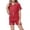 Wine, variant on Weebloom Kids Pajamas Toddler Girls Boys Short Short Sleeve Button Down Tops And Shorts Casual Outfits Sleepwear Nightwear Pjs Loungewear White 2-3 Years