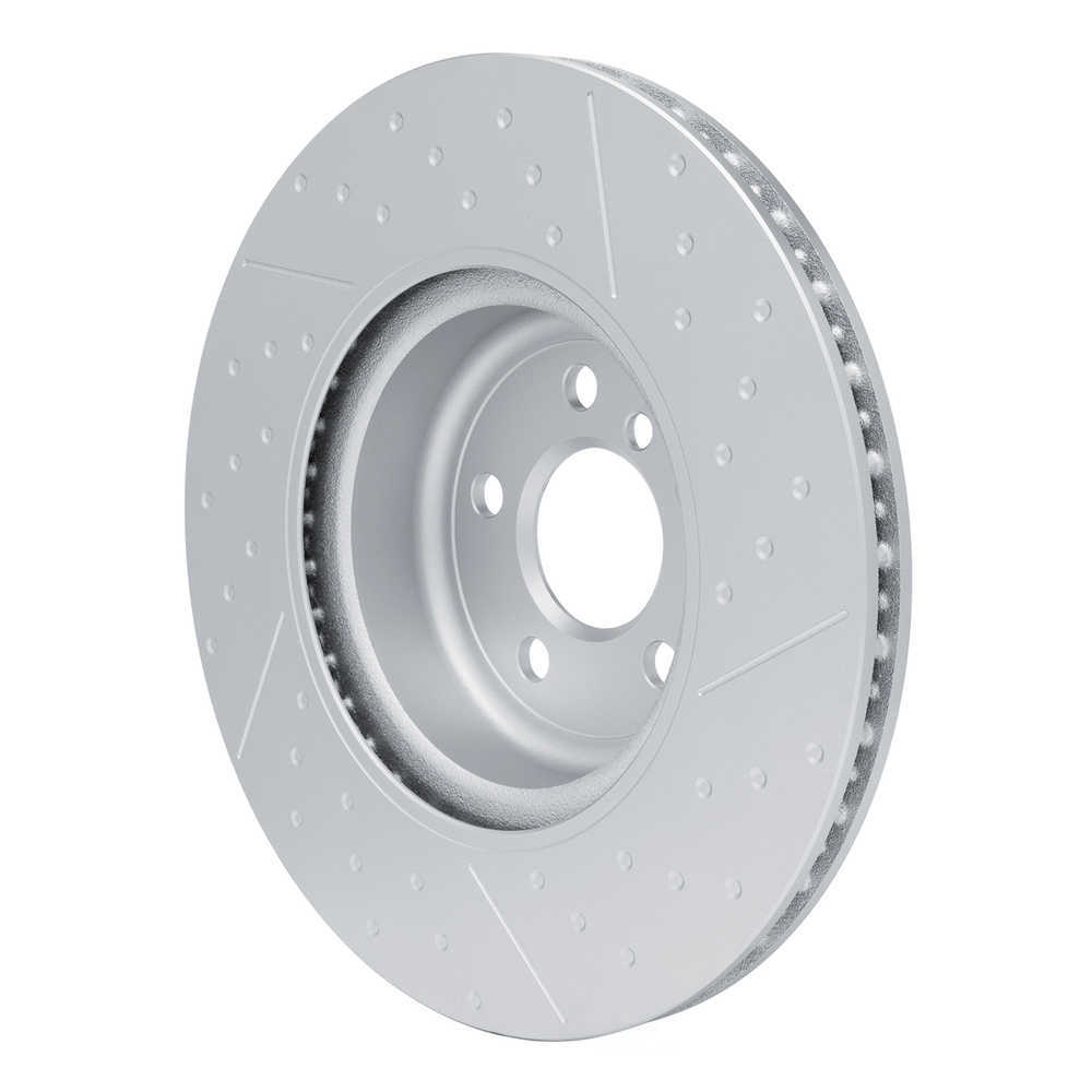 Dynamic Friction Company 644-31196D DFC Geospec Coated Rotor - Dimpled And Slotted