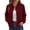 Wine, variant on Kaemgyyd Jacket Women Casual Button down Coat Lightweight Spring Fashion Soild Color Outwear with Pockets Long Sleeve Clothes