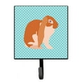 thumbnail image 1 of English Lop Rabbit Blue Check Leash or Key Holder, 1 of 1
