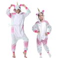 thumbnail image 1 of Pijamas navideños para adultos, ropa de dormir con dibujos de animales, unicornio, Kigurumi, conejo, mono, manta de Anime, Lobo y Panda, 1 of 4