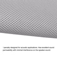 thumbnail image 4 of Uxcell Speaker Grill Cloth 20 x 63 Inch Stereo Mesh Dustproof Fabric with Buckle for Home Speaker Repair Light Grey, 4 of 4