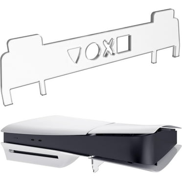 STARTRC Games Horizontal Stand for PS5 Slim Console, Transparent Acrylic Stand Compatible with Playstation 5 Slim Disc Edition