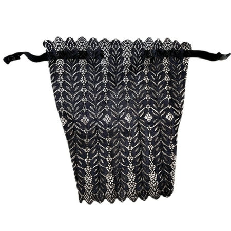

ZENTREE Women Summer Clip-On Floral Leaves Lace Mock Camisole Bra Insert Cleavage Cover Overlay Panel Vest Wrapped Chest Bandeau