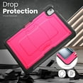 thumbnail image 5 of Allytechgroup Case for iPad Air 13 Inch M3 2025/M2 2024 with Pencil Holder/ Support Pencil 2nd & Magnetic Attachment Wireless Charging Kickstand Hard PC + Soft TPU Shockproof Stand Rugged Cover, Rose, 5 of 12