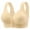 Beige, variant on ZJFXGS Wireless Bralettes for Women Front Clasp Bra Womens No Underwire Bras Plus Size Comfort Soft Bras Supportive Bralettes Cute Strong Support Sports Women'S Thin Breathable Bra Beige 36