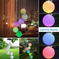 thumbnail image 4 of CHAO Campana de viento LED solar en espiral que cambia de color para jardín, decoración romántica al aire libre para patio, jardín con gancho, regalo del día de la madre, 4 of 5