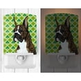 thumbnail image 2 of Carolines Treasures SS4439CNL Boxer St. Patricks Day Shamrock Portrait Ceramic Night Light, 2 of 2