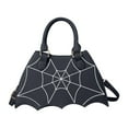thumbnail image 2 of 100Fens Halloween Funny Bats Bag Leather Commuting Casual Crossbody Shoulder Bag Chain Bag Halloween Ambience Decoration, 2 of 6