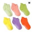 thumbnail image 6 of 12 Pairs Toddler Socks With Grips Floor Crew Sock Comfortable Breathable for Kids Infants Boys Girls Spring Summer Fall M Type7, 6 of 8