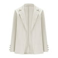 thumbnail image 4 of Fall Fashion 2024 Casual Blazers for Women with Pockets Long Sleeve Open Front Work Suit Office Blazer Jackets, 4 of 6