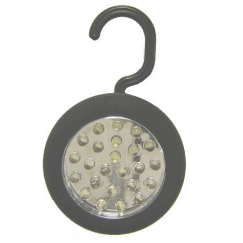 LED-24 24 LED - Lumière d'Armoire avec Crochet et Aimant Couleur Assortie