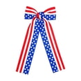 thumbnail image 2 of Patriotic American Flag Star & Stripe Bows,6th of July Red White Blue Bows for Independence Day Front Door,Wall,Wreaths,Gift Boxes,Holiday Party Decor, 2 of 6
