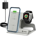 thumbnail image 1 of OXAA 3-in-1 Foldable Wireless Charging Stand for Apple Devices, MagSafe Compatible, Fast Charging, Compact & Travel-Friendly, Includes 25W Adapter, 1 of 7