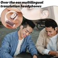 thumbnail image 2 of QHUDLV Écouteurs Traducteurs Sans Fil Bluetooth Appareil de Traduction Bidirectionnelle UK, 2 of 8