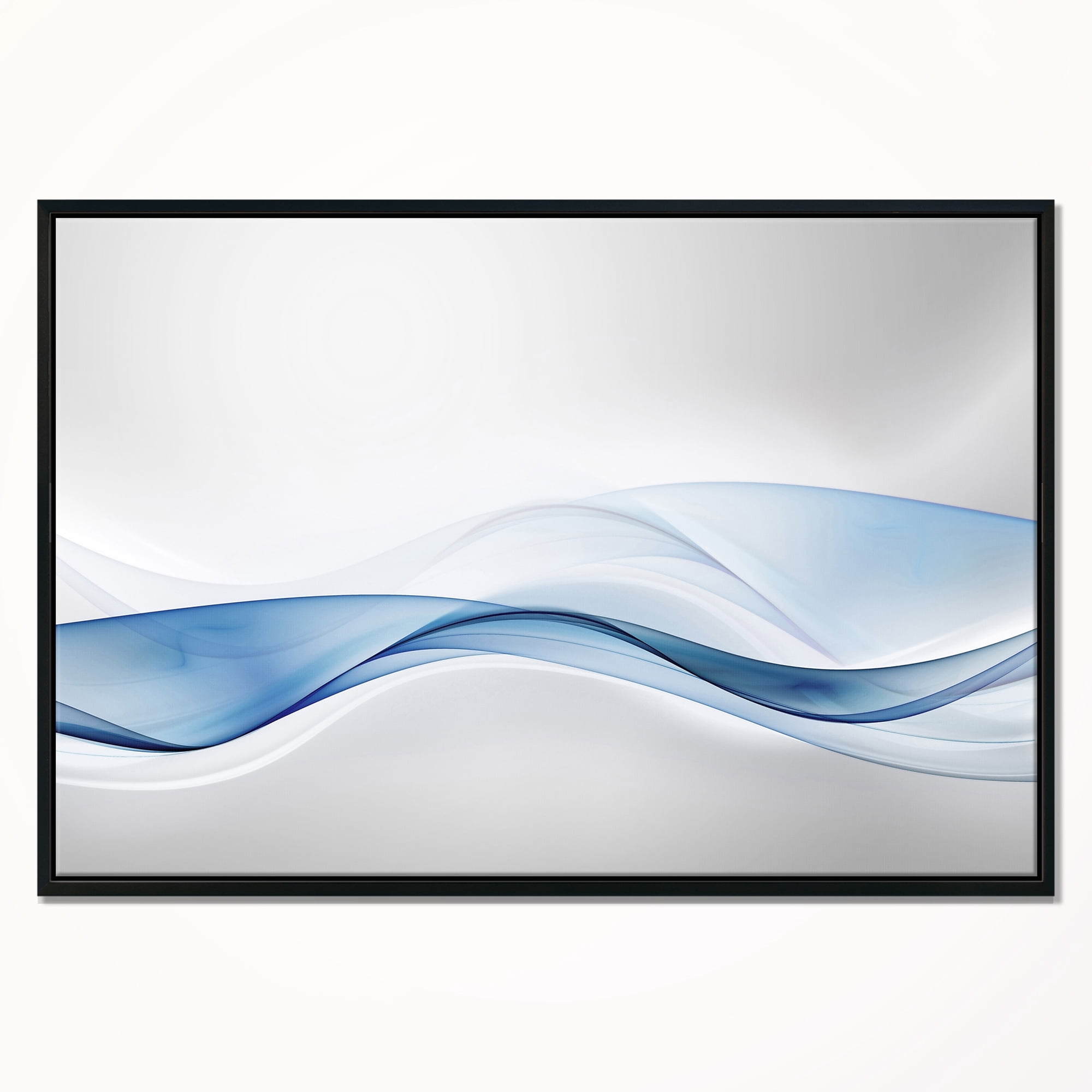 Designart ' 3D Wave of Water Splash ' Abstract Framed Canvas art print